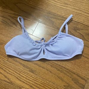 Purple hollister bikini top